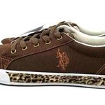 U.S. Polo Assn. Athletic Sneakers Shoes Brown Photo 1