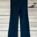 Betabrand Teal & Blue Circle Patterned Bootleg Stretchy Yoga Dress Pants Photo 5