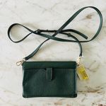 Michael Kors  Mott Moss Green Leather Phone Crossbody Bag Photo 4