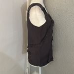 J.Crew Women's Tank Top Blouse 8 100% Silk Sleeveless Shirt Zipped 8 Balletcore Photo 2