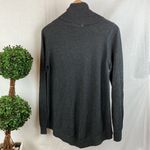 Magaschoni  Gray Long Sleeve Cowl Drape Neck Soft Sweater M Photo 1