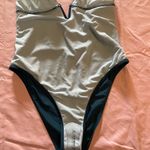 Cupshe COPY -   dark green Plunging V-Neck One Piece Swimsuit Photo 2