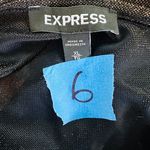 EXPRESS Tops Metallic Bronze Sparkle Long Sleeve Top Size XL Photo 5