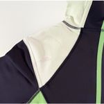 Lululemon  Scuba Hoodie Jacket Size 8 Black Green‎ Colorblock Full Zip Pockets Photo 5