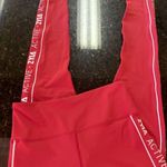 Zyia  active Red Light N Tight Leggings Sz 6-8 Logo Leg Women's Hi Rise 27 In Gym Photo 0