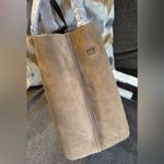 Tory Burch Authentic  Suede /leather magnetic closure 2 compartments crossbody Photo 2