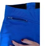 Obermeyer VINTAGE Ski Pants Blue Stirrups Stretchy Wool Japan Y2K 90s Small 8R Photo 4