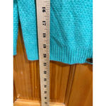 Anthropologie HWR 100% Cashmere Bow Cardigan Sweater Mint Green M Soft Luxury Feminine Preppy Photo 9