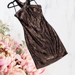 🍁Guess Womens Metallic Keyhole Cocktail Dress~ Sz 2 NWT Black Photo 10