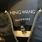 Ming Wang  Jacket Women's Size Petite Large Gold Black Sparkles‎ Photo 2