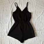 Urban Outfitters Blue Kimchi Black Wrap Skort Romper Photo 5