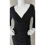 Ralph Lauren Lauren  Black Long Sleeve Dress Photo 7