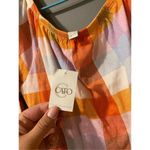 Cato  Off The Shoulder 3/4th Sleeve Elastic Sleeve Elastic Waist Top Size S Photo 6