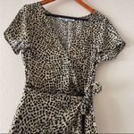 Cupcakes & cashmere leopard print wrap dress M Black Size M Photo 3