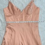Petal and Pup  Blush Pink Tino Bustier Silky A-line Midi Slip Dress Size Large Photo 9