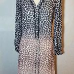 Banana Republic | Giraffe Print Riviera Dress Ombre Button Down Size 0 XS Photo 4