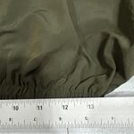 Collusion Womens Full Zip Short Cropped Jacket Sz 2 High Neck Long Sleeve Green Photo 9