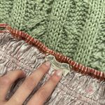 We The Free Free People Red Ruffled Floral Tank Top Photo 2