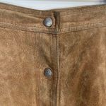 Vintage Tanner Brown Tan Suede Leather Midi A Photo 2