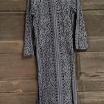 World Market Purple White Embroidery Global Side Splits Maxi Dress Small/Medium Size undefined Photo 6