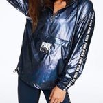 PINK - Victoria's Secret NWT! PINK Victoria’s Secret Hoodie Metallic Anorak Jacket NWT! Size XS small Photo 0