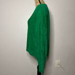 Aerie NEW Flurry Crew Sweater Green Alpine Long Sleeve Fuzzy Lounge Size S Photo 9