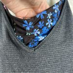 Lululemon ‎ Grey Floral Rest Less Lined Tank Top Photo 1