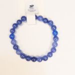 Handmade Natural Crystal Kyanite Beaded Bracelet 8" Photo 2