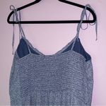 Abercrombie & Fitch Size XL Mini Dress Blue Ditsy Floral Ruffle Babydoll Boho Photo 7