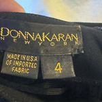 Donna Karan Donna Karen Womens Skirt Size 4 Pure Wool Black Slit Office Business Workcore Photo 7