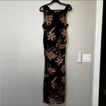 Petal and Pup  ARABELLE MAXI OFF SHOULDER DRESS - BLACK PEACH Size XL Photo 1