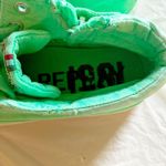 Replay women's 37 EU spring pistachio puffer ankle Velcro zip up canvas sneakers Green Size 6 Photo 8