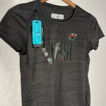 NEW Minnesota Wild NHL Heather Grey Women’s Cut Tee T Photo 1
