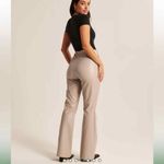 Abercrombie & Fitch NWT Beige Faux Leather Pants Size Short 28 Waist or Size 6 Photo 1