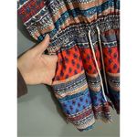 Shrinking Violet  Romper Short Multicolor Spaghetti Strap Size Large Photo 3