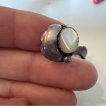 Vintage Sterling Silver Opal Stud Earrings Women’s Estate Jewelry Photo 1