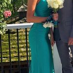 Sherri Hill  Prom Dress Teal Photo 0