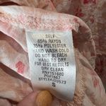 Storia  Boutique Pink Coral Floral Ruffle Mini Dress Small Spring Summer Vacation Photo 4