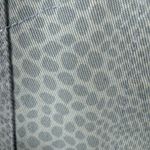 Denim & Co light blue spotted collared 3/4 sleeve jacket size small Photo 9