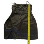 Better Be Black Satin Bodycon Mini Dress Women Size Medium | 4-16 Photo 5