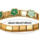 Elegant Gold Floral Bracelet Photo 2