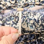 Free People  Blue One I Love Midi Dress Ruffle Floral Size Small S Photo 4