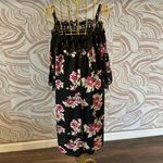 BCX Black Floral Lacey Dress Photo 1