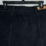 ZARA TRAFALUC BLACK DENIM MINI SKIRT WITH BUTTONS SIZE M 100% COTTON Photo 4