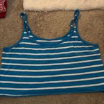 Aerie striped cropped twist tank top Photo 0
