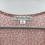 Ophelia Rose Tiered Midi Dress Women’s Size Medium‎ Pink Boho Long Sleeve Photo 2