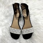 Anthropologie Ankle Strap Block Heel Sandal Sz 8.5 Photo 1