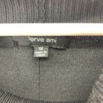 Verve Ami  Plus Sz 1X Sweater Cowl Neck Tunic Black High Low Long Sleeve Stretch Photo 1