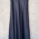 Jones New York Vintage slip dress nightie nightgown midnight navy blue satin Photo 0