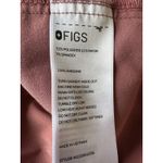 FIGS The FIONx Inala Top features princess seam ribbed collar Size XS Burgundy Photo 9